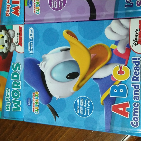 Disney Smart Pad Interactive Mickey Mouse Club House Book Set of 4 - Picture 5 of 6